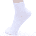thumbnail image 4 of 12 Pairs Assorted Women's Lightweight Cotton Socks Black/White/Gray Casual Low Cut Ankle Size: 9-11, 4 of 6
