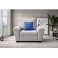 thumbnail image 1 of Sillón El Bazar Store Islandia moderno 1 plaza gris plata, 1 of 4