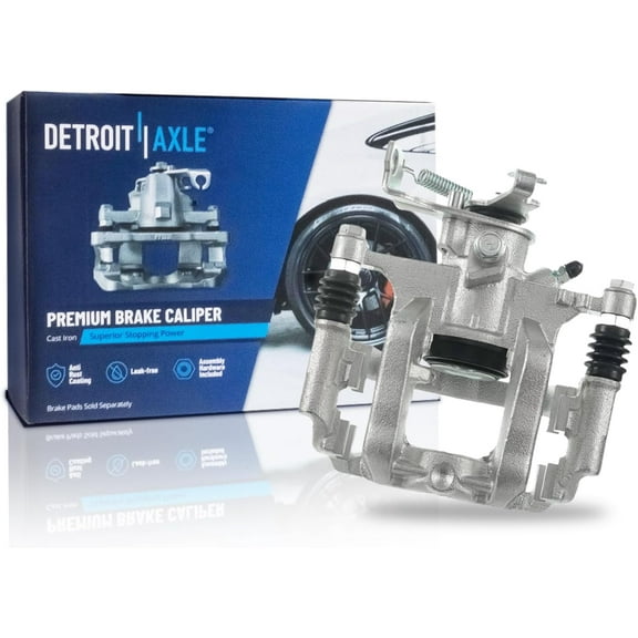 Detroit Axle - Rear Right Brake Caliper for 2013-2016 Chevy Sonic 2013-2017 Buick Encore Trax, Passenger Side Brake Caliper with Bracket 2013 2014 2015 2016 Replacement