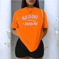 thumbnail image 3 of Playera Blusa De Quererme A Mi Misma Es Mi Revolucion Dia De La Mujer Color Anaranjado Talla Mediana Marca Emil SaEs, 3 of 4