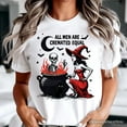 thumbnail image 2 of All Men Are Cremated Equal Halloween T-Shirt, Funny Witch, 2 of 6