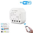 thumbnail image 2 of Interruptor regulador WiFi Tuya Smart para Alexa y Google, color blanco, 2 of 5