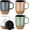 Morandi, variant on 6 count to School Gifts for Students Employees Team Ever Thank You Coffee Mugs Bulk with Cork Bottom Team Building Gifts for School Nurse Coworker Volunteer (Black)