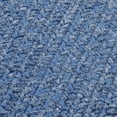 thumbnail image 2 of Colonial Mills 8' Petal Blue Square Braided Area Throw Rug, 2 of 2