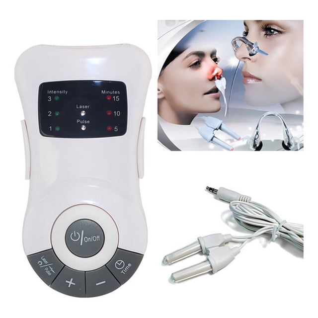 Madeshow Rinitis Sinusitis Pólipos Nasales Aparato De Terapia Láser Color Blanco