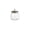 White, variant on Mareep Vintage Glass Jar with Airtight Wooden Lid & Pumpkin Knob, Clear Kitchen Storage Container for Cookies Candy Coffee Beans, Pantry Organization