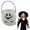 A, variant on Small Purple Devil Pumpkin Bucket – Halloween Plastic Candy Pail with Devilish Details
