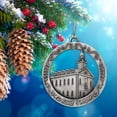 thumbnail image 3 of Kirtland Ohio Temple Antique Silver Ornament by Ringmasters, 3 of 3