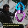 thumbnail image 3 of Micro Rotator, Aluminum Alloy Safest Rotational Device, Swivel With Smooth 360° Rotation For Swing, Aerial Dance, Yoga, Hanging Hammock, Rock Climbing, Emergency Gear, Compact, 3 of 5