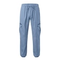 thumbnail image 3 of Men's Cargo Pants Baggy Pants Men's Joggers with Pocket Men's Work Pants, 3 of 8