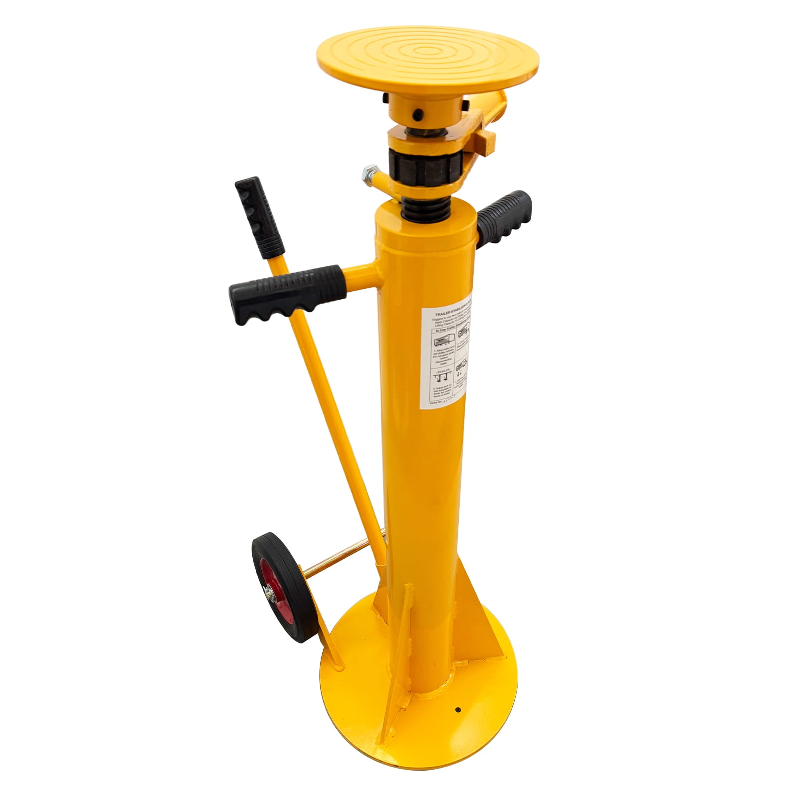 Standard Duty Trailer Stabilizing Jack Stand 100000Lb Static Capacity Spiral Ascending Jack Bracket