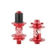 thumbnail image 1 of Greeniant 1 par de cubo de rueda trasera delantera de repuesto para bicicleta de montaña, rodamiento de 32 agujeros, cubo libre de 100/142mm, piezas de Ciclismo Rojo Greeniant OD027827-02, 1 of 6