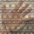 thumbnail image 3 of Nordic Tulle Curtains with Rod Pocket, Northern Style Traditional Pattern with Scandinavian Vintage Art, Sheer Drape for Wedding Party 2 Panels, 7 Sizes, Pale Caramel Sand Brown, by Ambesonne, 3 of 3