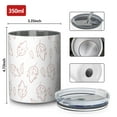 thumbnail image 4 of Floral 12oz Stainless Steel Coffee Mug – Double-Wall Insulated Cup with Spill-Resistant Lid, 360° Full-Print Design, Keeps Drinks Hot & Cold for Home, Office, Travel,Thanksgiving,Christmas, Spring, 4 of 5