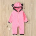thumbnail image 6 of TAIAOJING Kids Toddler Jacket Baby Girls Boys Solid Cartoon Ears Hoodie Romper Clothes Jumpsuit Fall Outfits 18-24 Months, 6 of 9