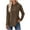 Brown, variant on Womens Knit Hoodie Shirts Long Sleeve Tunic Tops Drawstring Hooded Lightweight Sweater for Women