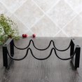 thumbnail image 2 of 1PC Vintage Wire Wine Rack Wine Display Rack Bottles Rack Stand Cup Holder Accessory Bottles, 2 of 7