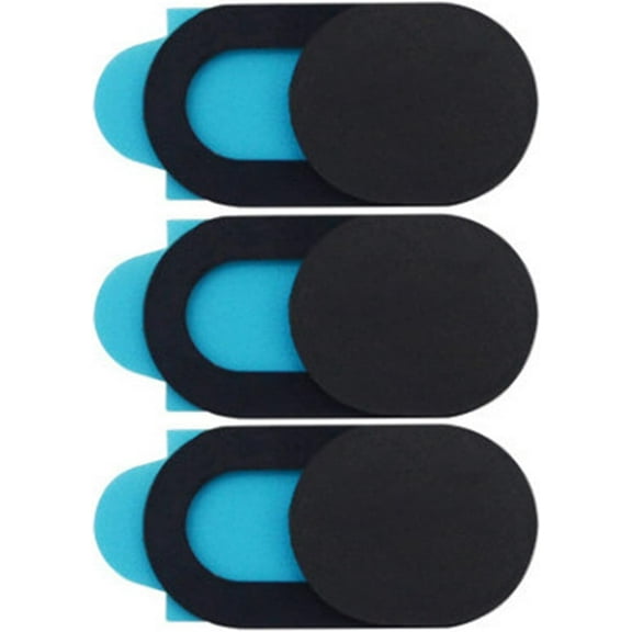 Webcam Cover Self-Adhesive Anti-spy Universal Camera Privacy Protective Cover Shutter Slider for Computer Black