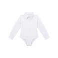 thumbnail image 3 of iiniim Kids Boys Ballroom Salsa Latin Dance Long Sleeve Shirt Romper Bodysuit Dancewear 4-12, 3 of 7