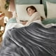 thumbnail image 1 of Manta Bedsure Sherpa de forro polar, tamaño queen, 220 g/m², color gris invierno, 1 of 7