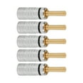 thumbnail image 3 of Serrated Banana Plug, Prevent Short Circuit Audio Banana Plug  For Home Theater Black, 3 of 8