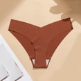 thumbnail image 2 of Womens Cotton Panties - Low Rise Cheeky Underwear in Coffee, Breathable & Seamless Everyday Briefs, Tag-Free Comfort (1-Pack),Size XL, 2 of 5
