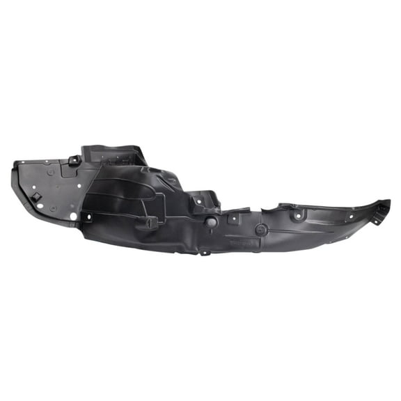TRQ Front Left Inner Fender Liner Black Drivers Side Fits Select 2015-2019 Nissan Versa NI1248139