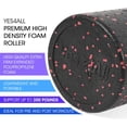 thumbnail image 4 of Yes4All 12inch Exercise Foam Roller EPP Red Speckled, 4 of 6