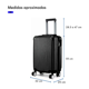 thumbnail image 3 of Maleta Viaje 10 Kg Rigida C/candado De Seguridad Color Negro Liner, 3 of 4