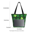 thumbnail image 4 of Kdxio Happy St. Patrick's Day5 Women Reusable Grocery Bags Foldable Ripstop,Reusable Shopping Bags for Shopping,Gym,Gift, 4 of 7