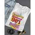 thumbnail image 3 of Be Listening To 90s Women T-Shirt, Female Small, 3 of 4