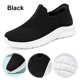 thumbnail image 5 of Likrtyny Zapatos para para Hombre Deporte Sin Cordones Con Manos Libres Zapatos Casuales Punto (Negro 40), 5 of 9