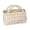 A, variant on Quilted Fabric Storage Basket with Handles Desktop Organizer Bin for Snacks Sundries Cosmetics and Household Small Items