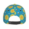 thumbnail image 3 of Lsque Bee Sunflower Baseball Cap Trucker Low Profile Hat Golf Dad Hat Adjustable Original Classic Unconstructed Plain Cap Men Women, 3 of 9