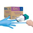 thumbnail image 1 of Guantes desechables Safe Health Nitrile Exam, 3.5 mil, 1000 unidades, 1 of 6