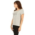 thumbnail image 2 of Rae Dunn Women's HELLO Short Sleeve Crew Neck Graphic T-Shirt, 2 of 5