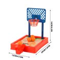thumbnail image 4 of Dual-Player Mini Basketball Game Set - 10 Inch Desktop Finger Flick Hoop with 4 Balls, Hand-Eye Coordination Trainer for Family Fun Precision Training​​, 4 of 7