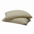 thumbnail image 3 of Superior Chloe 100% Cotton Percale Linen Texture Pillowcases, Set of 2, Standard Size, Beige, 3 of 7