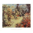 thumbnail image 2 of Renoir, Pierre-Auguste 16x15 Gold Ornate Wood Framed with Double Matting Museum Art Print Titled - Garden, 2 of 4