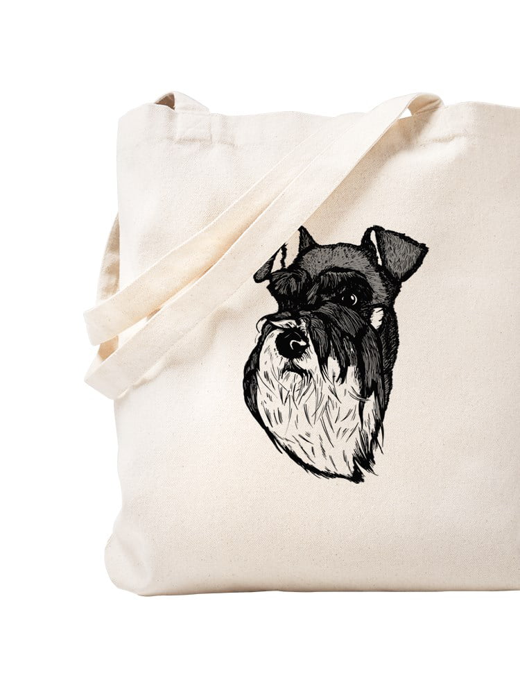 SCHNAUZER embroidered tote bag ANY COLOR 