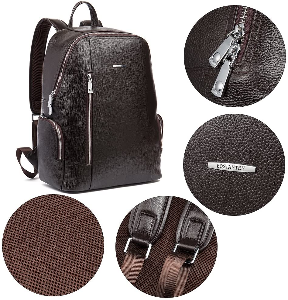 leather sports backpack