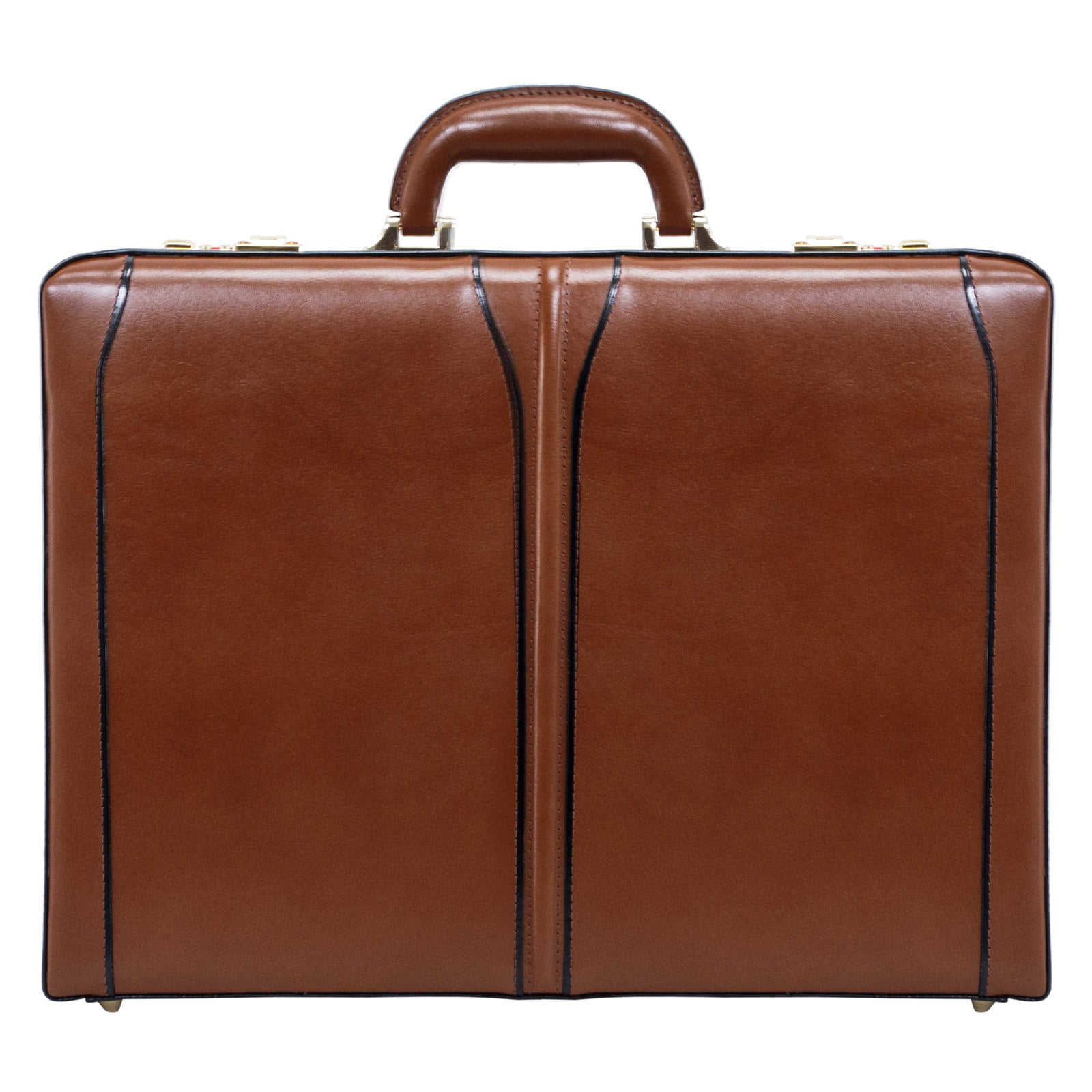 McKlein USA - Lawson Leather Attache Case - Brown - Walmart.com