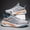 Grey, variant on Ultra-Light Breathable Running Shoes - Men's - Summer Training - Shock-Absorbing Carbon Sole - Casual & Sporty Striped/Solid Design for All Seasons