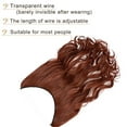 thumbnail image 5 of MY-LADY Synthetic 20inch Wire Hair Extensions Curly Wavy Long Invisible Transparent Wire Adjustable Size Heat Resistance Fiber No Clip Hairpieces for Women 20inch, 5 of 8