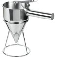 thumbnail image 1 of Stainless Steel Funnel With Frame, Pancake Dough Dispenser Octopus Ball Funnel Tools With Frame (stainless Steel), 1 of 5