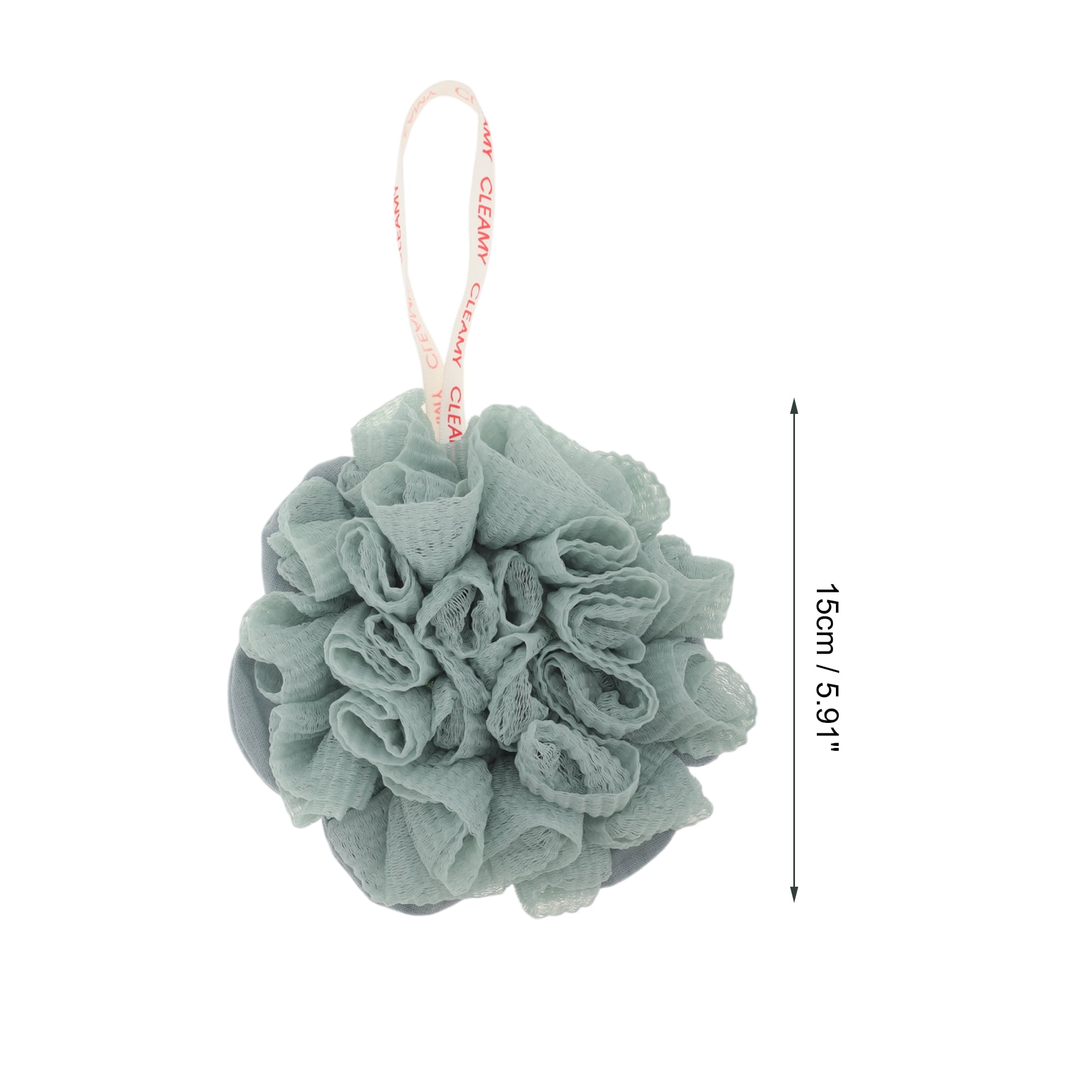 Unique Bargains Bath Shower Sponge 5.91"x5.12" 1 Pc Blue