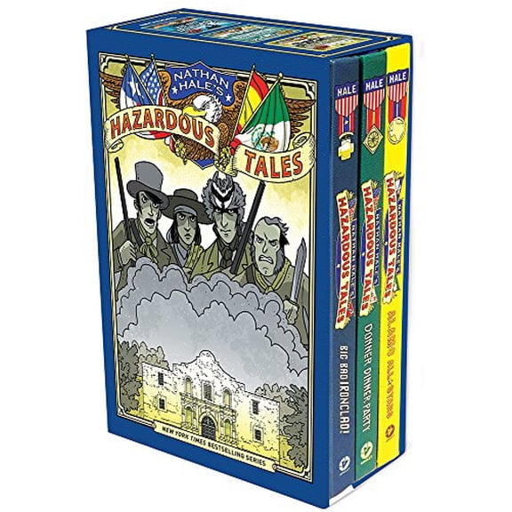 Pre-Owned Nathan Hale's Hazardous Tales Second 3-Book Box Set: A Graphic Novel Collection (Hardcover) 1419734083 9781419734083
