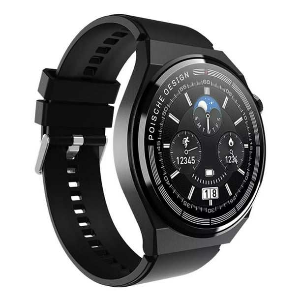 Reloj Inteligente Smartwatch Gt3 Max Fralugio Hr Bp Spo2 Hd Negro Fralugio Sport Bodega Aurrera en linea
