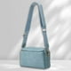 thumbnail image 1 of Bolso de hombro Bolsas cruzados de moda Cuero de PU impermeable para el trabajo (Azul claro), 1 of 6