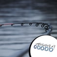 thumbnail image 2 of Soidarity Paquete de 5 puntas de ojo de guía de caña de pescar universal anillos de guía de línea de acero inoxidable accesorios de aparejos de pesca Pescar Azul plateado Talla 9 Soidarity OD027379-03, 2 of 5